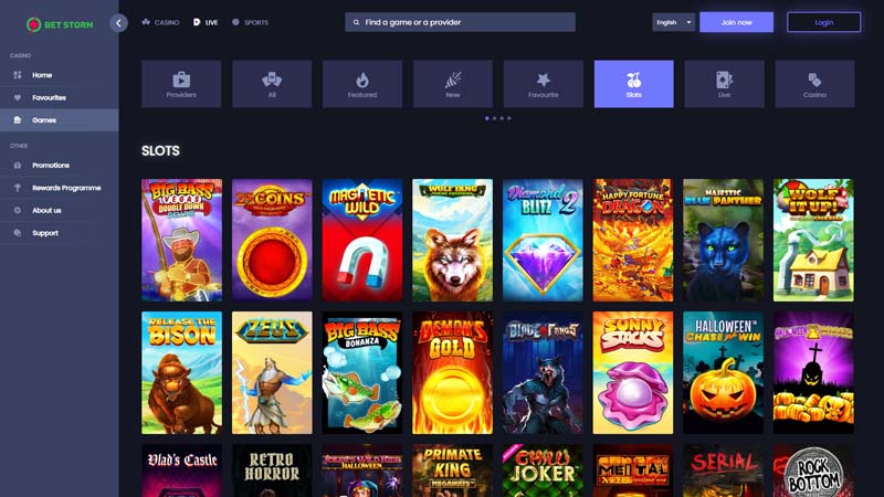 Thumbnail betstorm slots