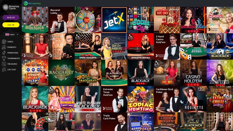 Thumbnail bonanza-game-casino live
