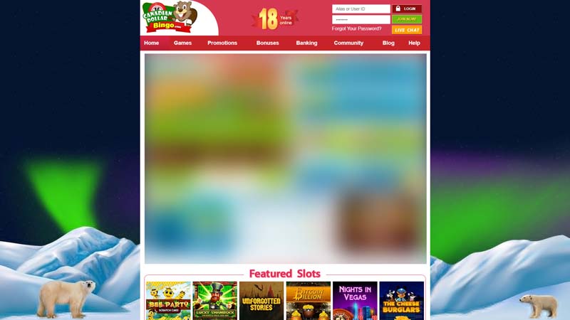 Thumbnail canadian-dollar-bingo lobby