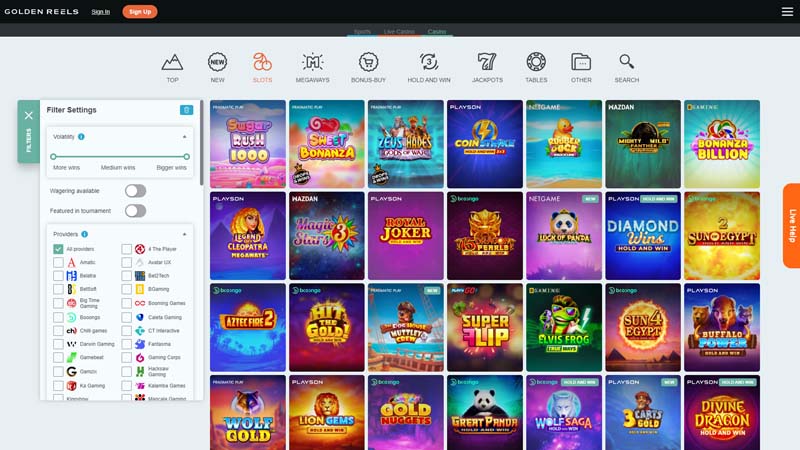 Thumbnail golden-reels slots