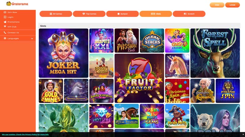 Thumbnail gratorama-casino slots