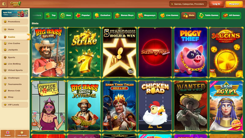 Thumbnail greenluck slots