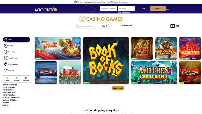 Thumbnail jackpot-star slots