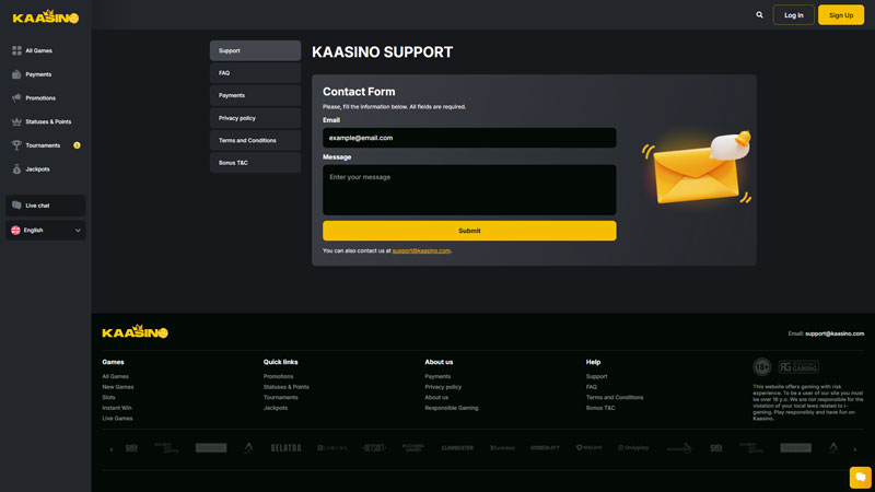 Thumbnail kaasino support