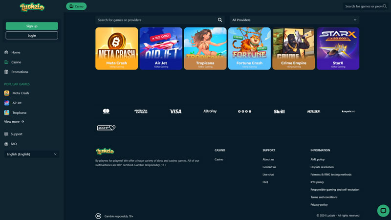 Thumbnail luckzie slots