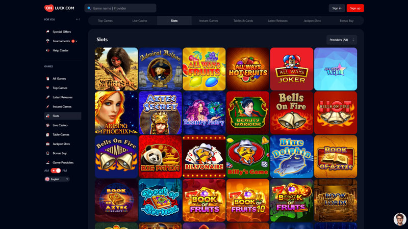 Thumbnail onluck slots