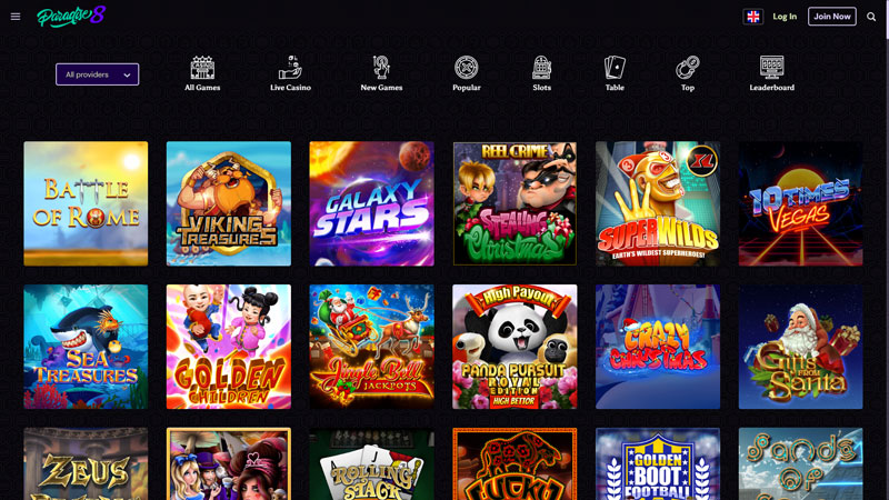 paradise-8 slots screenshot