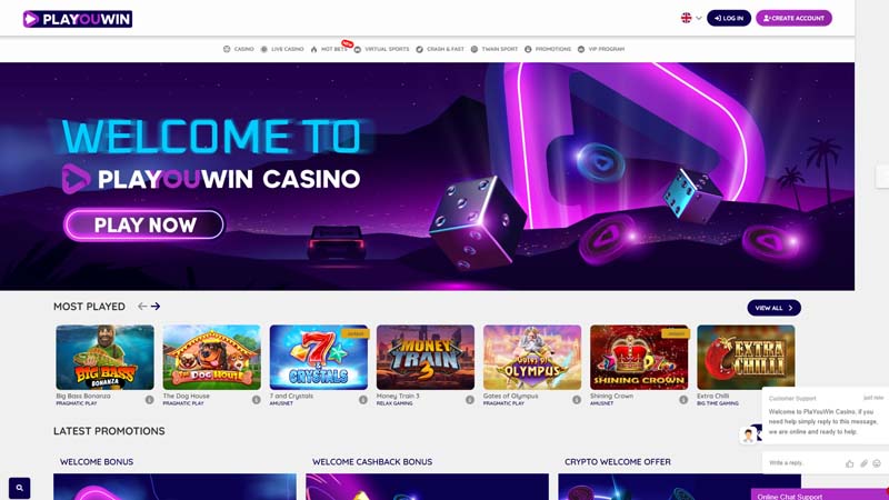 Thumbnail playouwin lobby