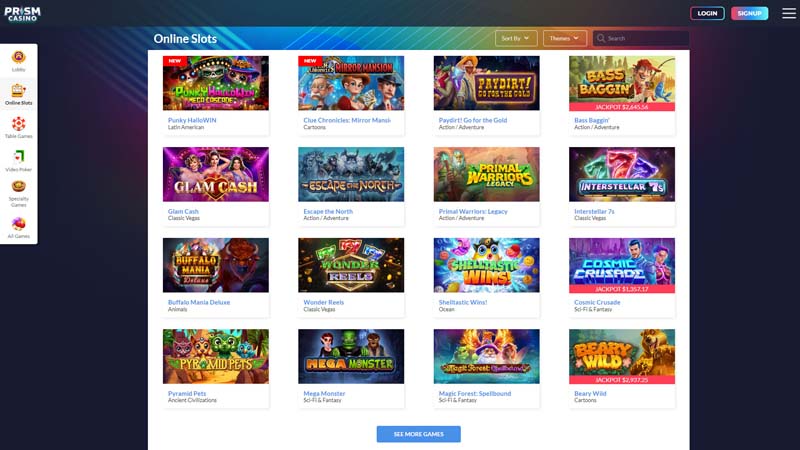 prism-casino slots screenshot