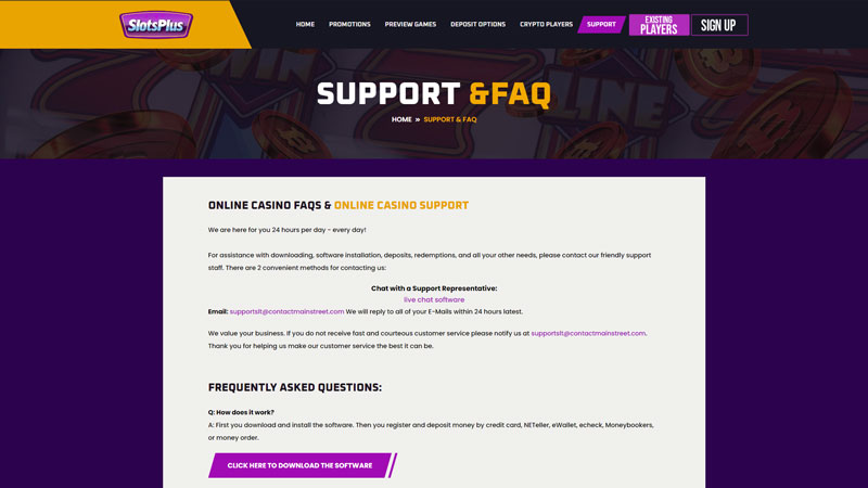 Thumbnail slotsplus support