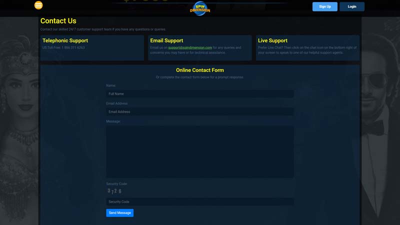 Thumbnail spindimension support