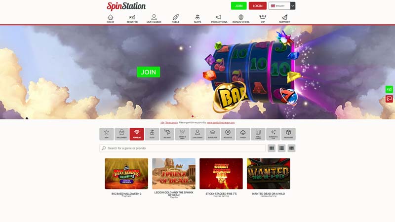 Thumbnail spinstation-casino lobby